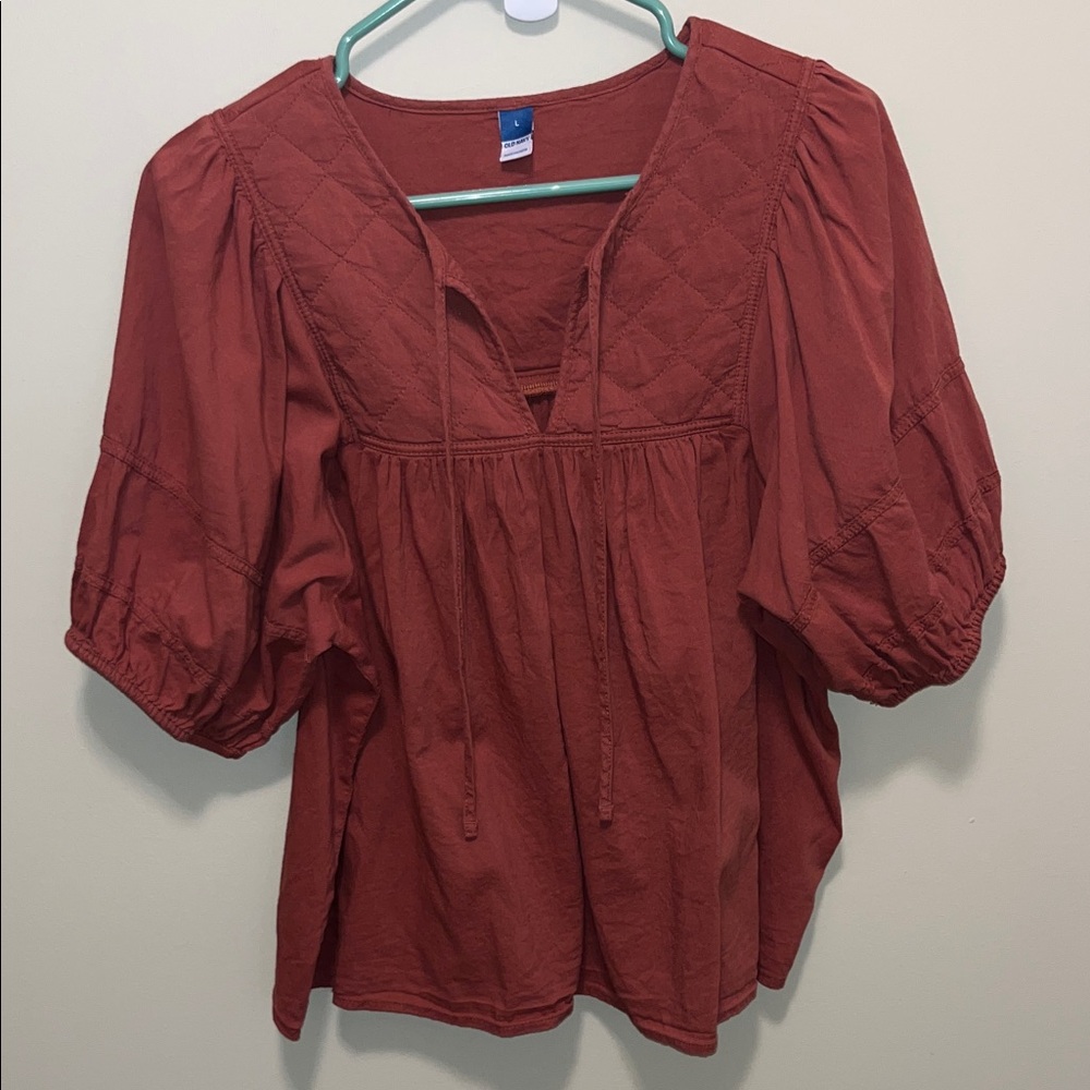 Old Navy Women's Terracotta Blouse